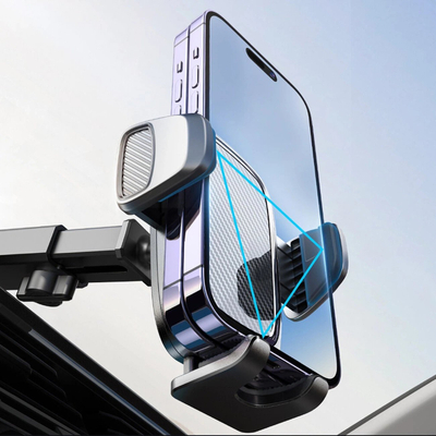 Mbajtëse telefoni për makinë Joyroom JR-ZS350, për pult, 4.7-7", e zezë