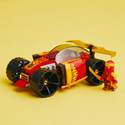 Set LEGO Ninjago Kai’s Ninja Race Car EVO 71780, 94 pjesë, nga 6 vjeç, i kuq