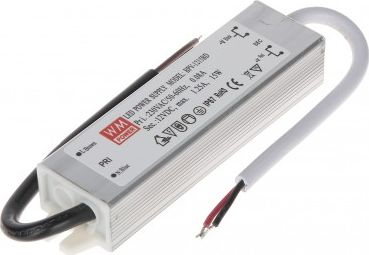 Furnizues rryme LED Qoltec 12V 1.25A, për LED, trup metalik