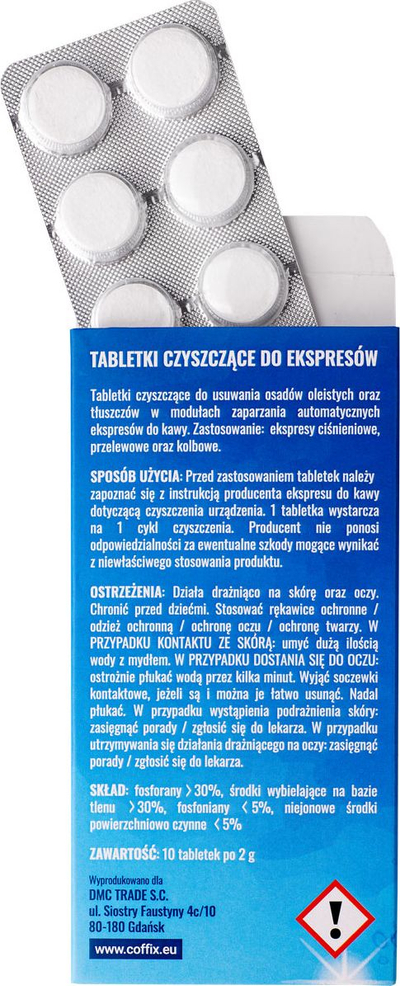 Tableta pastruese për aparat kafeje, set 10 copë, universale