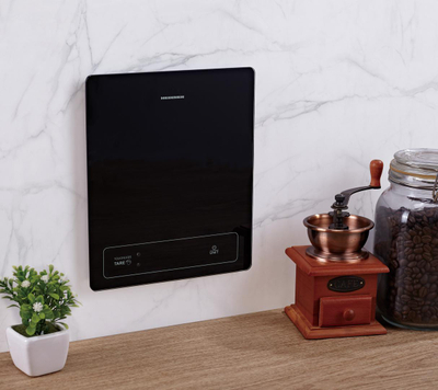 Peshore kuzhine Heinner Smart Kitchen Scale, 15kg, xham i temperuar, e zezë