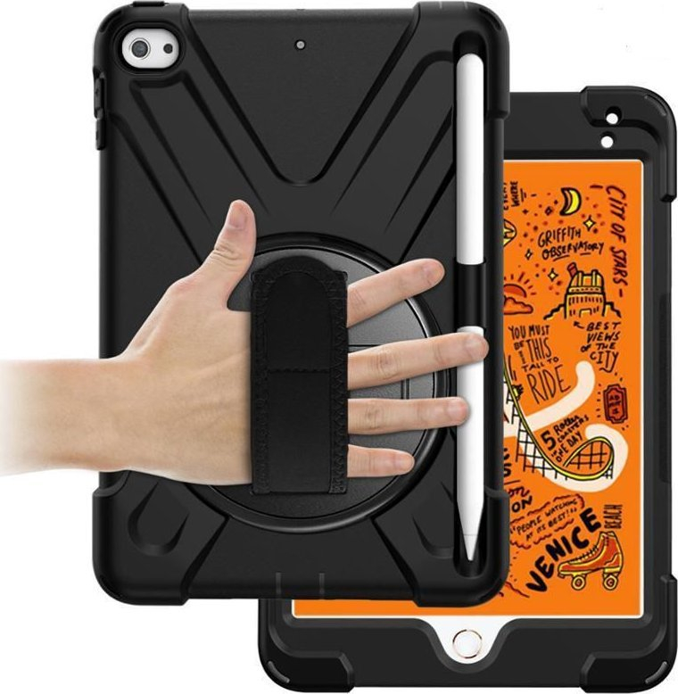 Mbështjellës tablet eStuff iPad mini 6 8.3", me qëndrim, i zi