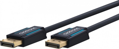Kabllo DisplayPort Clicktronic 1.4, 5m, M në M, blu