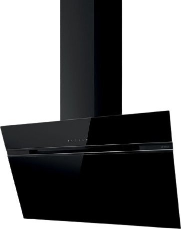 Oxhak kuzhine Elica Ascent ASCENT-BLK-80, 80cm, vertikal, i zi