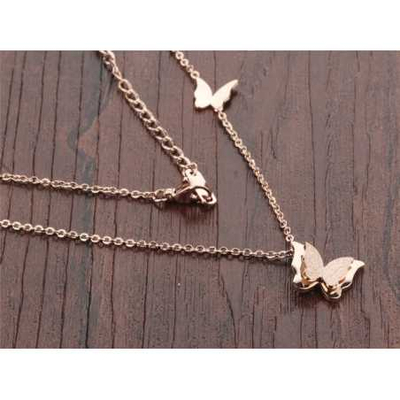Varëse Troli Metal Butterfly KNSC 257 RG, çelik, flutur, ngjyrë rozë gold