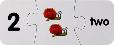 Едукативно сложувалка Number Game, броеви 1 10, учење англиски, повеќебојно
