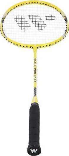 Set badminton WISH Alumtec 4466, 4 raketa, rrjetë me aksesorë, e verdhë