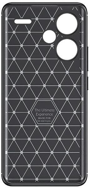 Kapak telefoni Beline Carbon Armor për Xiaomi Redmi Note 13 Pro+, antishok, i zi