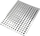Fletë skare inoksi Bbq Sheet, set me 2 copë, çelik inox, ngjyrë argjendi