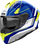 Helmetë moto Airoh Spark 2 Chrono, full face, madhësia L, blu e bardhë verdhë neon