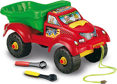 Lodër kamion Spring Truck Marek, mekanizëm me pranverë, MIX ngjyra