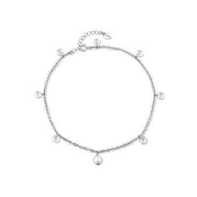 Zinxhirë për këmbë JwL Luxury Pearls JL0805