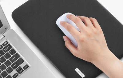 Mbështjellës laptopi Lention, neopren, 13", i zi