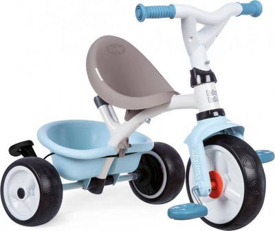 Tricikel Smoby Baby Balade, 3 në 1, me tendë dielli, blu
