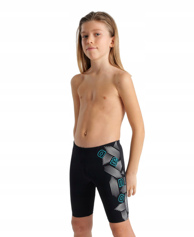 Shokë noti për kalamaj Arena Swim Jammer Graphic 140, MAX LIFE, me grafikë anash, të zinj
