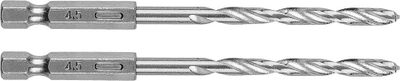 Spiral metalik Graphite, majë hekzagonale, 4.5 mm, set 2 copë