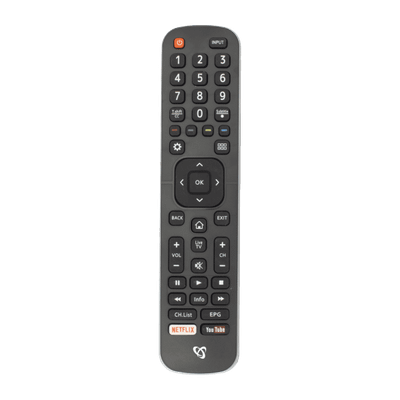 Telekomandë Sbox për TV Hisense, zezë