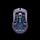 Mouse gaming Lexip Naruto Shippuden Madara Destruction, joystick anësor, skates qeramike, i zi