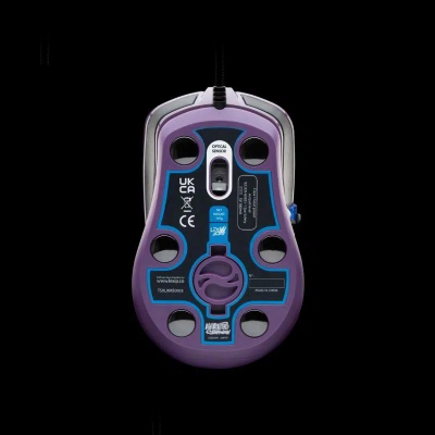 Mouse gaming Lexip Naruto Shippuden Madara Destruction, joystick anësor, skates qeramike, i zi