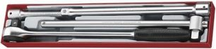 Set veglash Teng Tools TTX3404, 3/4", 4 copa, gri