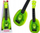 Ukulele lodër Leantoys Kiwi, 4 tela, 35cm, jeshile