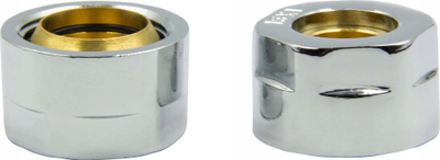 Adapter ngrohje Vario Term M22x1.5 Cu 15x1, për tuba bakri 15x1, i kromuar