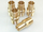 Kuplung plug-in Viega Sanpress 22 x 3/4", bronz, ngjyrë ari