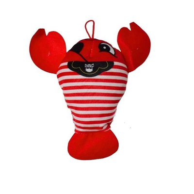 Lodra plushi Pirates, 16cm, personazh piratësh, shumëngjyrëshe