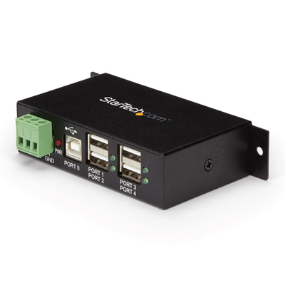 Hub USB industrial StarTech ST4200USBM, 4 porta, USB 2.0, i zi