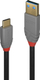 Kabllo USB Lindy Anthra Line, USB 3.2 Type A me Type C, 3m, 100W PD, e zezë