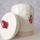 Kavanoz qeramik për ruajtje Family Garden Storage Jar Strawberry, i lartë, i bardhë me luleshtrydhe