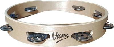 Tamburine V-TONE T10, 10", 8 zile, dru natyral