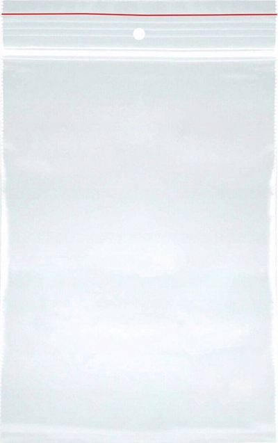 Qese plastike me zinxhir Transparent Zip Bag, 400x450 mm, paketim 100 copë, transparente