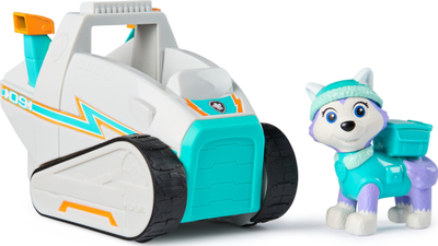 Set lodër Paw Patrol Everest Snow Plow, makinë borëpastruese me figurinë