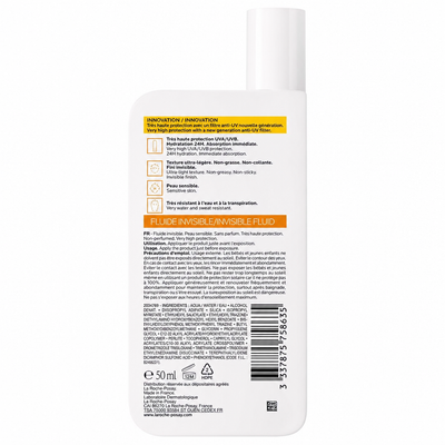Lëng mbrojtës ndaj diellit për fytyrë La Roche Posay Fluid SPF 50+ Anthelios UVMune 400, 50 ml