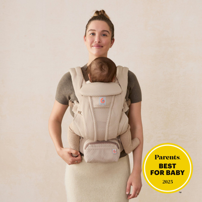 Mbajtëse bebe Ergobaby Omni Deluxe Mesh, SoftFlex ajrosës, multi pozicione, bezhë natyrale