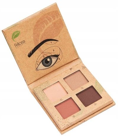 Paletë sysh Felicea Natural Nude, 4 ngjyra, natyrale, nude