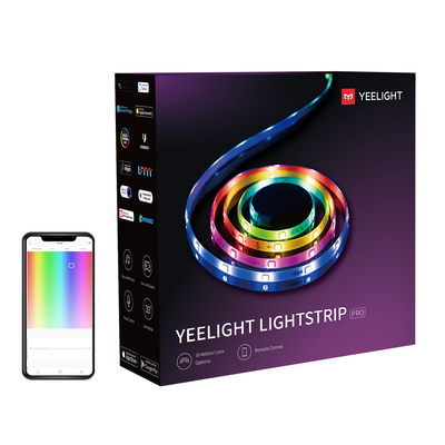Shirit LED inteligjent Yeelight Lightstrip Pro YLDD005, RGB, 24 LED/m, shumëngjyrësh