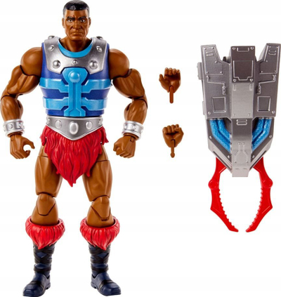 Figurë aksioni Mattel Masters of the Universe Origins Clamp Champ, 7", me shumë nyje lëvizje, shumëngjyrëshe