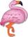 Balon folie Flamingo Godan, 130cm, për helium, rozë