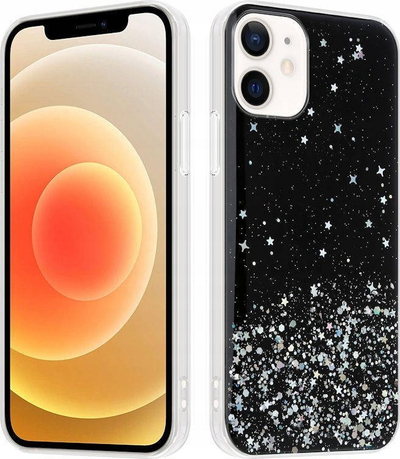 Futrollë Maximus MX Shine për Samsung A32 5G, TPU, me glitter, e zezë