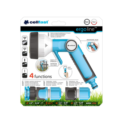 Pistoletë spërkatëse Cellfast Ergo, 1/2" (53-545), e kaltër