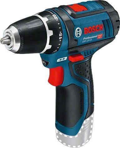Trapano kaçavidë Bosch GSR 12V-15, 12V, pa kabllo, blu