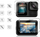 Xham mbrojtës Tech-Protect Glass Fit+, 2 copë, për GoPro Hero 9 10 11 12, transparent