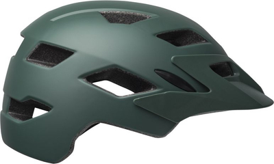 Helmë biçiklete Bell Sidetrack Youth, 50-57 cm, jeshile e errët