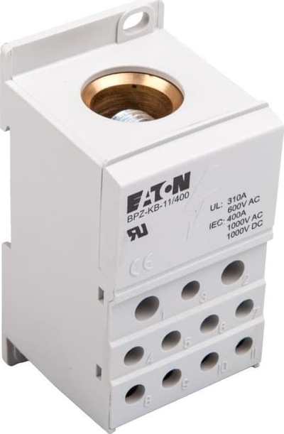 Shpërndarës tetrapolar EATON BPZ-KB-11/400, 400A, për panele elektrike