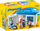 Lodër stacion policie Playmobil 1.2.3 9382, set me figura, me valixhe, shumëngjyrëshe