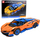 Set tullash ndërtuese Construction Bricks Sports Car RC, 1883 pjesë, me telekomandë, blu portokalli