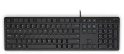 Tastierë Dell Kyd 105 FR K216, USB, me kabllo, e zezë