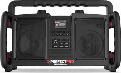 Radio pune PerfectPro ROCKBULL RB2, valë AM FM, stereo, portokalli